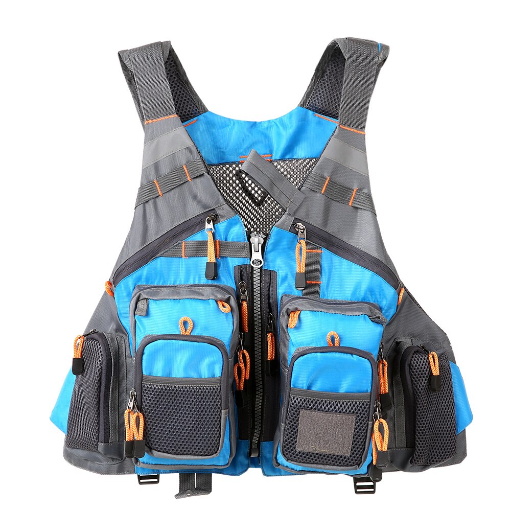 Life Safety Fishing Jacket Breathable Life Vest Superior Bearing Life Safety Vest Jacket Swimming Floatation Waistcoat Vest: Fishing Jacket 2
