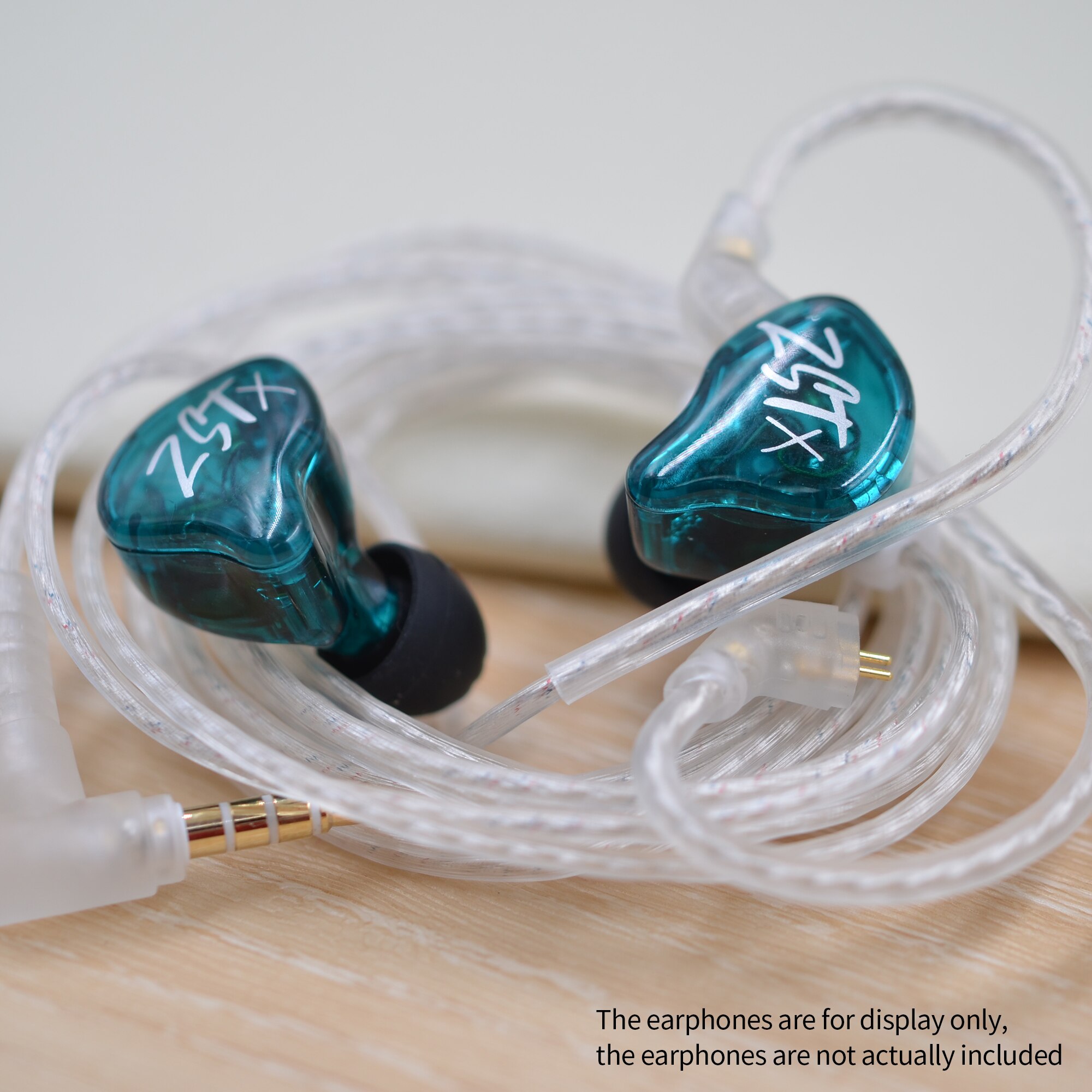 Auriculares KZ ZSX/ZSN Pro/ZS10 Pro/AS16, Cable de actualización Chapado en plata, 2 pines, 0,75 MM, Cable de cobre libre de oxígeno de alta pureza