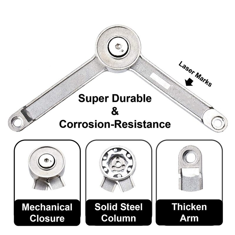 Adjustable Support Rod for the Upper and Lower Cabinet Doors Heavy Folding Hinges Folding Hydraulic Rod Support Rods