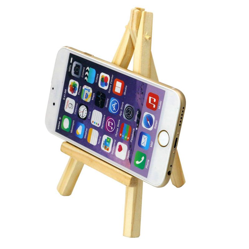 Hlzs-mini cavalletti in legno alti 6 pollici progetti artistici portafoto nome menù supporto da tavolo prenotazione festiva segnaposto di natale