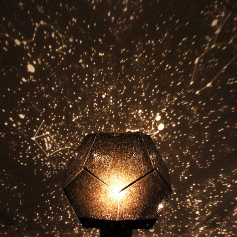 Stjernehimmel projektor lys kosmos fire årstider konstellation stjerner projektionslampe romantisk natlampe