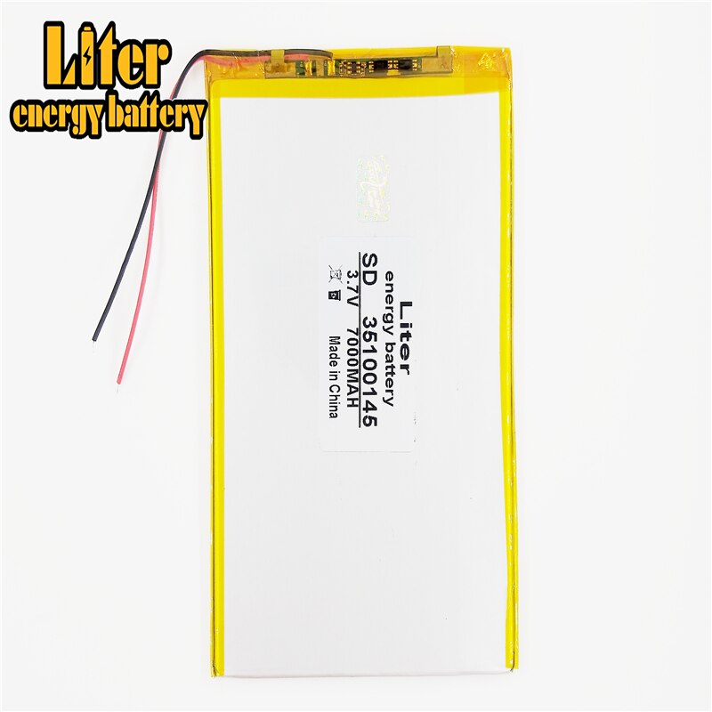 35100145 Tablet battery capacity 3.7V 7000mAh Universal Li-ion battery for tablet pc 8 inch 9inch