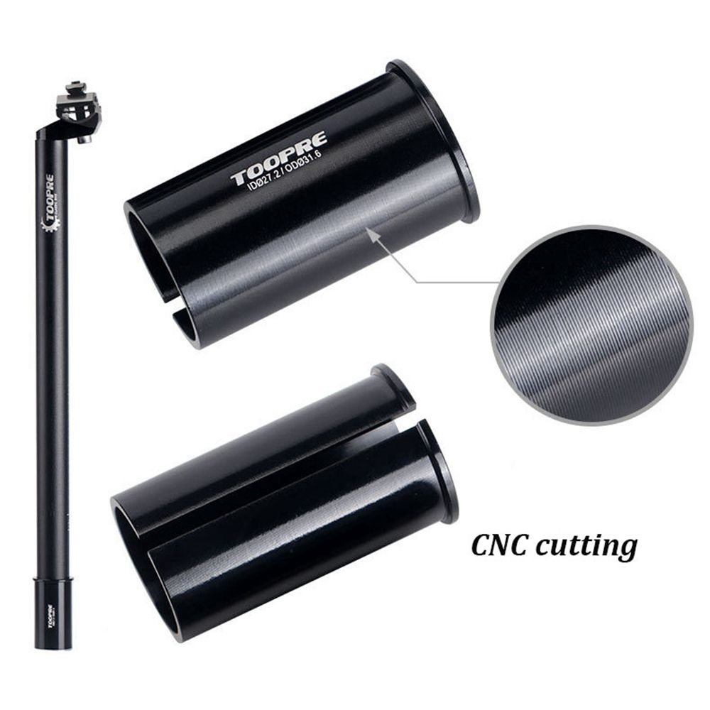 Aluminium Fiets Zadelpen Mouw Converteren Conversie Adapter Zadelpen Buis Racefiets Accessoire 22.2/25.4/27.2/28.6/31.6Mm