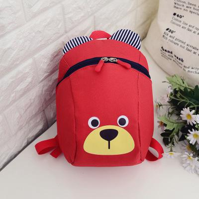 TOP mochila infantil children school bags cute Anti-lost children's backpack school bag backpack for children Baby bags: red