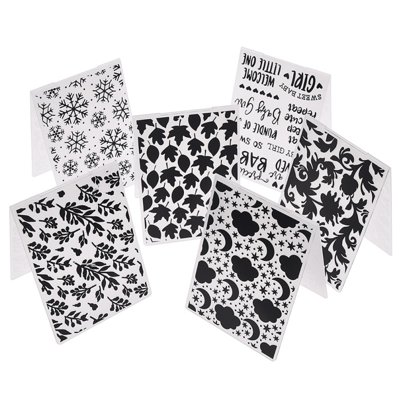 Flower Plastic Embossing Folder Template For Diy Scrapbooking Paper Card Making Decoration