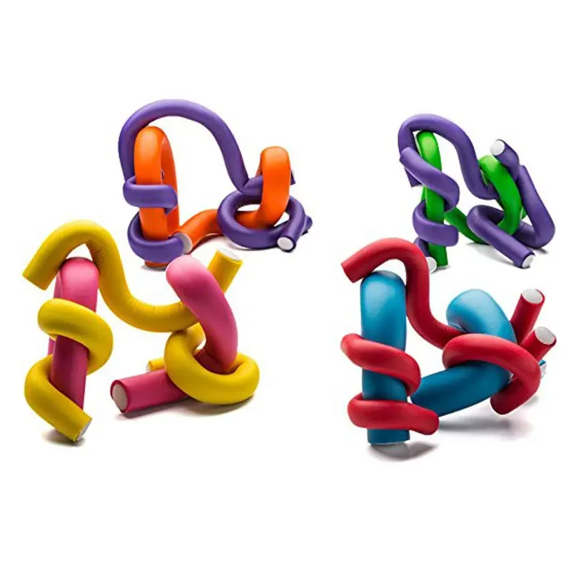 10 pçs flexível haste de ondulação do cabelo rolos de cabelo fabricantes espuma macia bendy torção cachos rolos ferramentas estilo rolo de cabelo sem rolos de calor