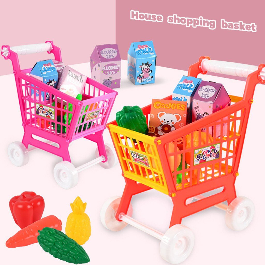 Boodschappen Speelgoed Kerst Winkelwagentje Fruit En Groenten Pretend Play Kinderen Kids Educatief Ouder-kind Interactieve D7 #