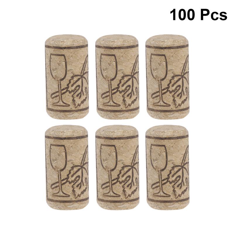 50/100pcs Wine Cork Sealing Wine Cork Wine Bottle Stopper Wooden Sealing Cover Bar Tool Bottle Closure Barware Tool: 100pcs  Picture 1