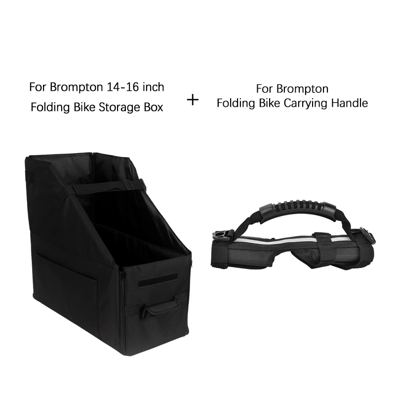 RRSKIT Vouwfiets Opbergdoos Voor Brompton 14-16 inch Voor Dahon ruhm 18-22 Inch fiets Opvouwbare Opslag Stofdichte Tas: green