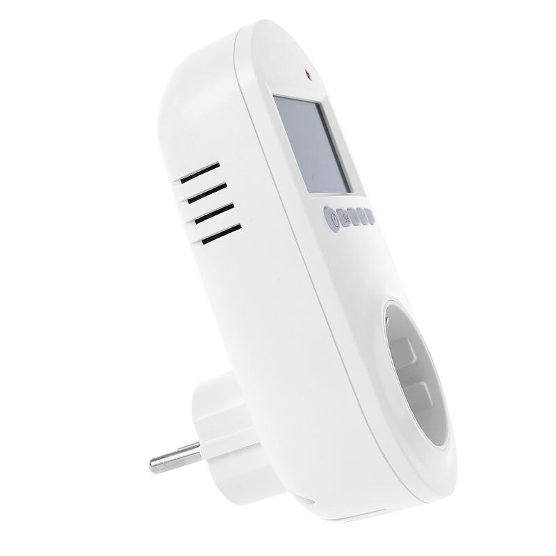 Programmeerbare Plug In Thermostaat Eu Socket 16A Elektrische Verwarming Vloerverwarming Kamerthermostaat