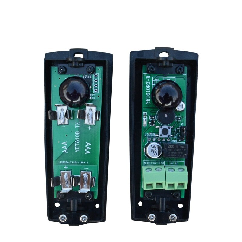 12VDC 24VDC 10m Battery powered safety beam Infrared Sensor Photo Eye Photocells infrared photocells door gate opener motor