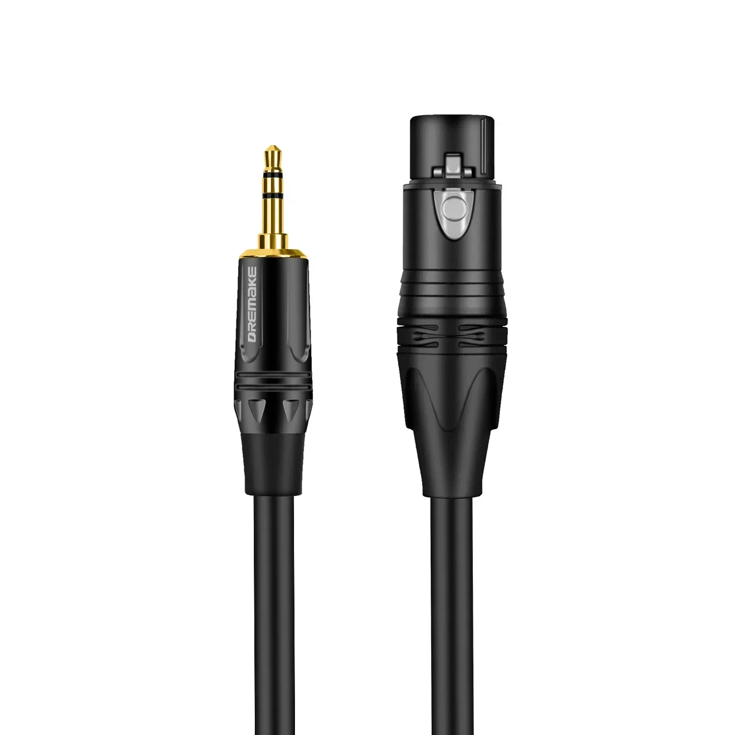 Kabel XLR do 3,5 mm Niesymetryczny męski XLR do 1/8 cala Stereo Jack Aux Kabel mikrofonowy do telefonu komórkowego Mikser głośników do laptopa: Czerwony / <= 0.5 m
