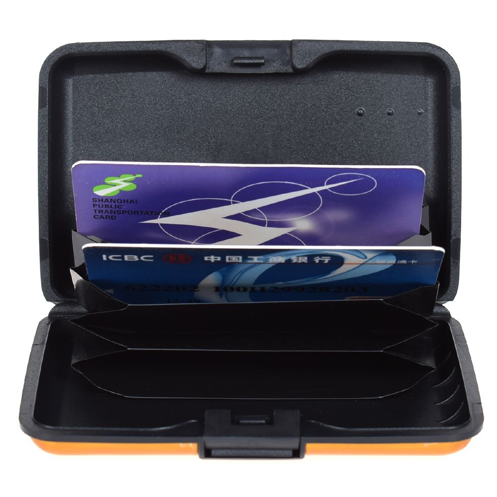 1Pc Metal Business Credit Card Pocket Id Kaarthouder Case Wallet Box Mini Antimagnetic Waterdichte Aluminium Kaarten Houder