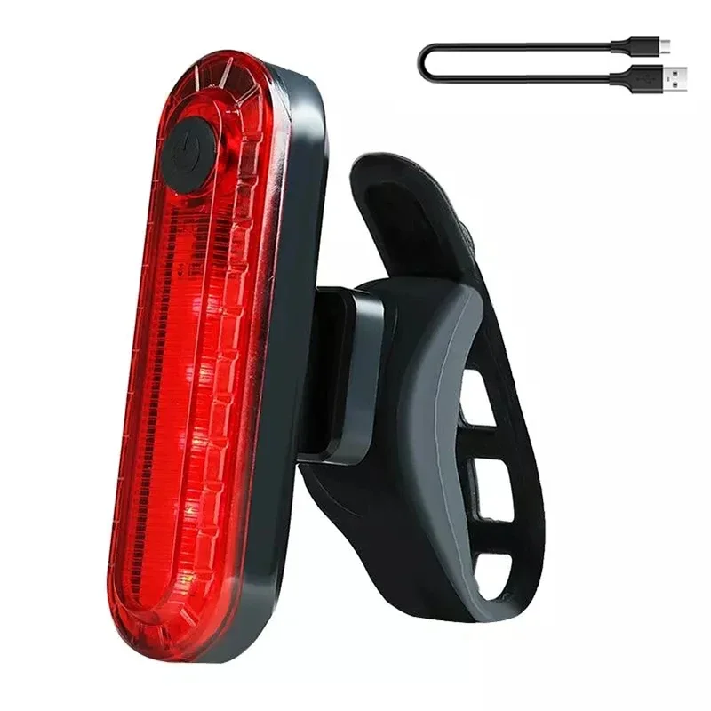 Luz trasera delantera para bicicleta, luz LED para bicicleta, faro con carga USB, luz trasera duradera para ciclismo, lámpara para bicicleta, accesorios para bicicleta: Morado