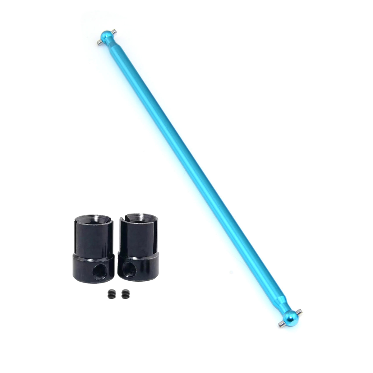 Cup B 02016 + Alloy Driver Shaft 04003 171mm / 03003 157mm for 1/10 HSP 94111 94123 94188 / 94103 94123 RC CAR Replacement Parts: Blue