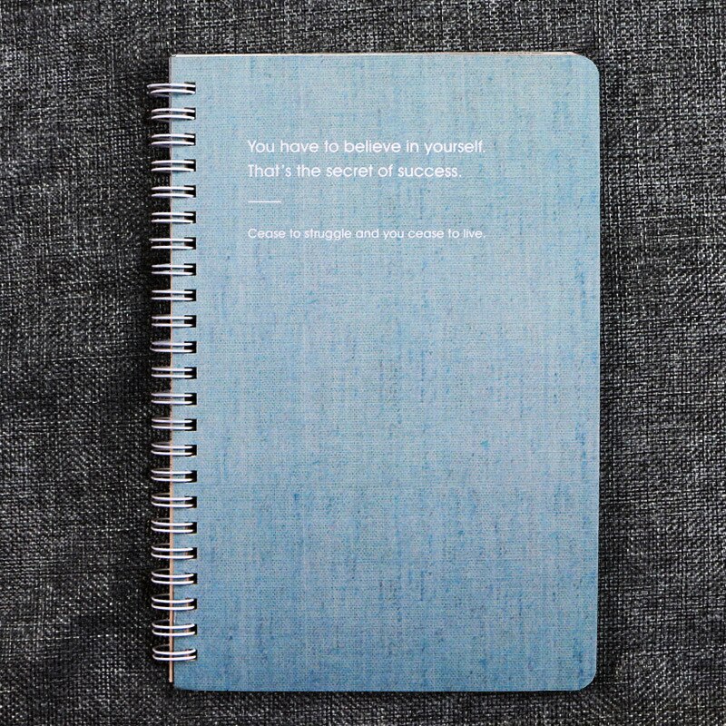 A5 Creativity Simple Coil Notebooks Office Business Diary Book School Supplies Stationery Notepad Daily Work Journal: A5-5