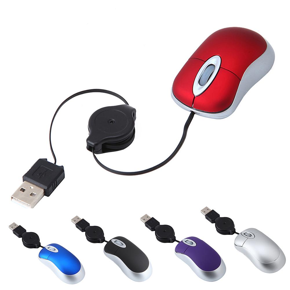 Universal Teleskop 3 Tasten 1600DPI Computer Laptop USB Optische Mini Verdrahtete Maus