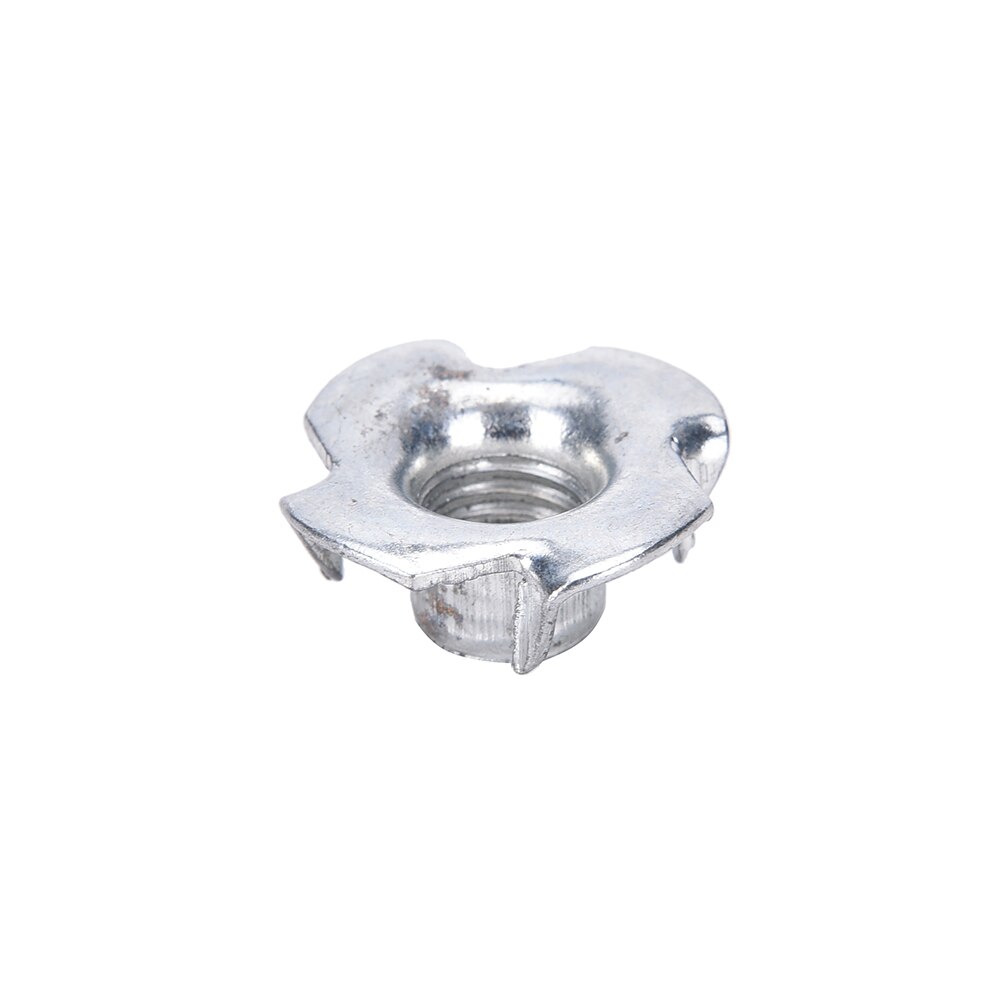 10 Pcs/Set M4 M5 M6 M8 Zinc Plated Four Claws Nut Speaker T-nut Blind Pronged Insert Tee Nut Furniture Hardware