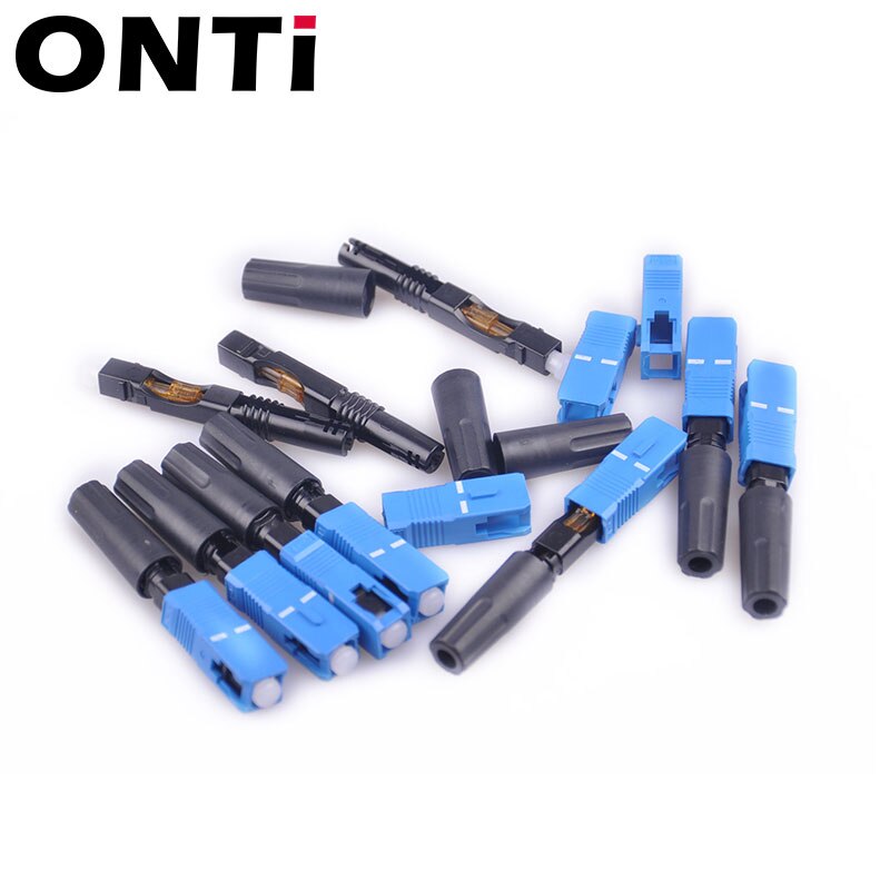 ONTi – connecteur rapide FTTH SC APC, Fiber optique monomode SC UPC, adaptateur rapide, queue droite