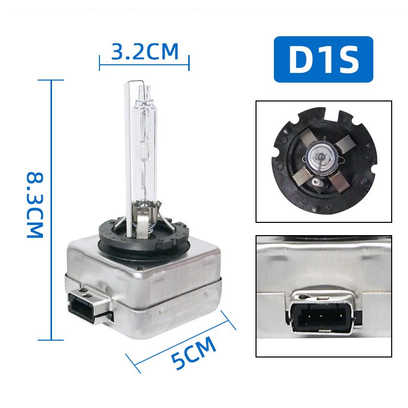 2PCS Super brightness 35W D1S D2S D2R D3S D4R 8000lm Xenon HID Bulbs Car HeadLight Replacement 6000k Car headlight bulbs For Car