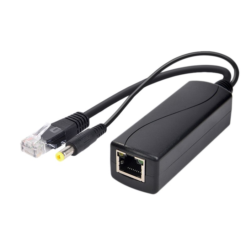 Potencia sobre Ethernet PS5712G 10/100/1000 Mbps 12V 1A divisor de PoE Gigabit: Default Title