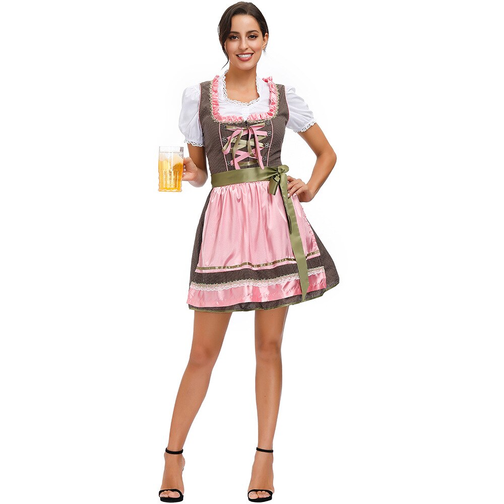 Wepbel Duitse Traditionele Kleding Beierse München Bier Festival Temperament Jurk Cafe Overalls