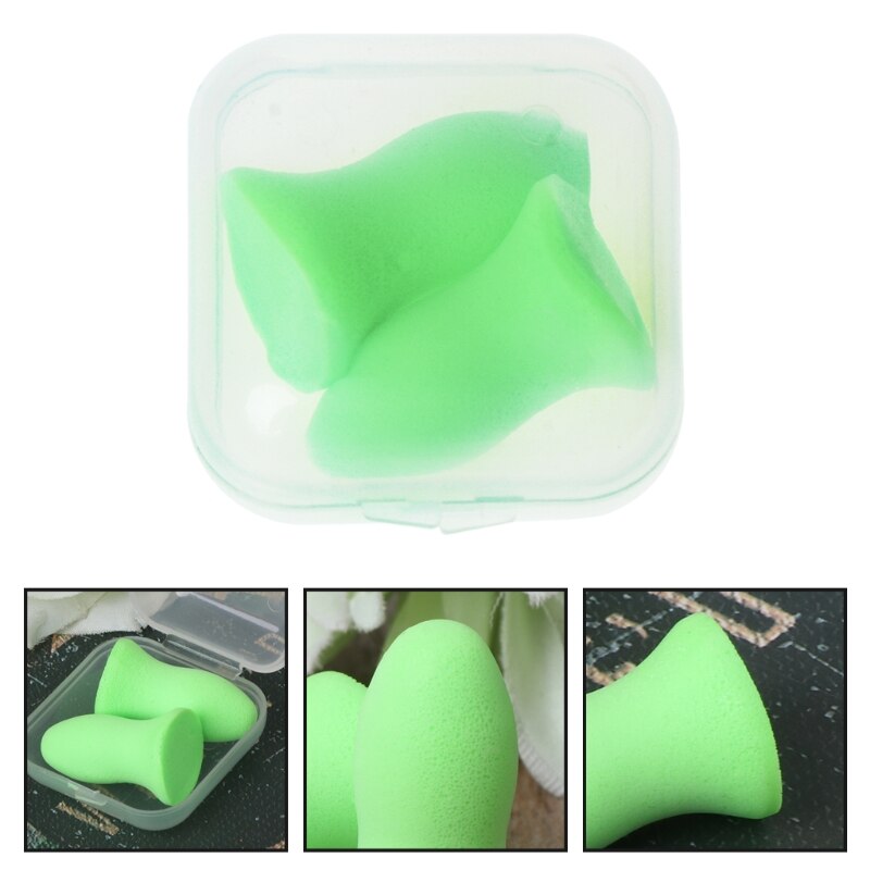 &quot;1 Paar Soft Foam Oordoppen Tapered Travel Sleep Noise Preventie Oordopjes