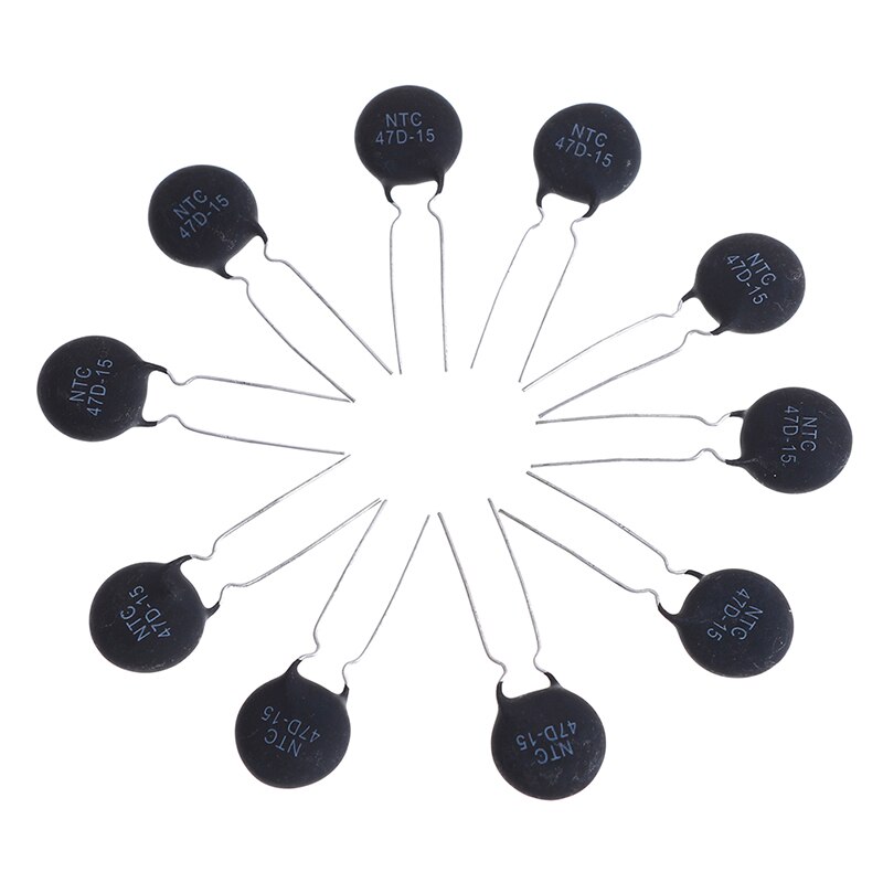 10pcs NTC Thermistor Resistor NTC 47D-15 Thermal Resistor
