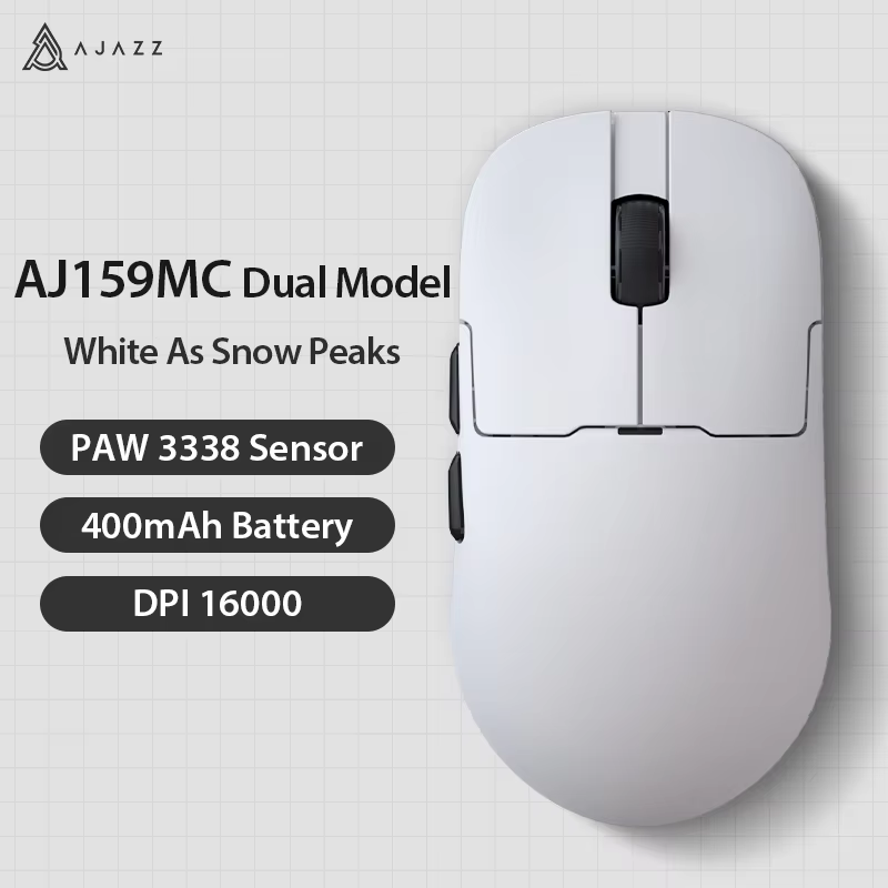 AJAZZ AJ159 APEX/AJ159PRO Kabellose Gamer-Maus mit magnetischer RGB-Ladestation, leichte AJ159P-Gaming-Maus für PC und Laptop