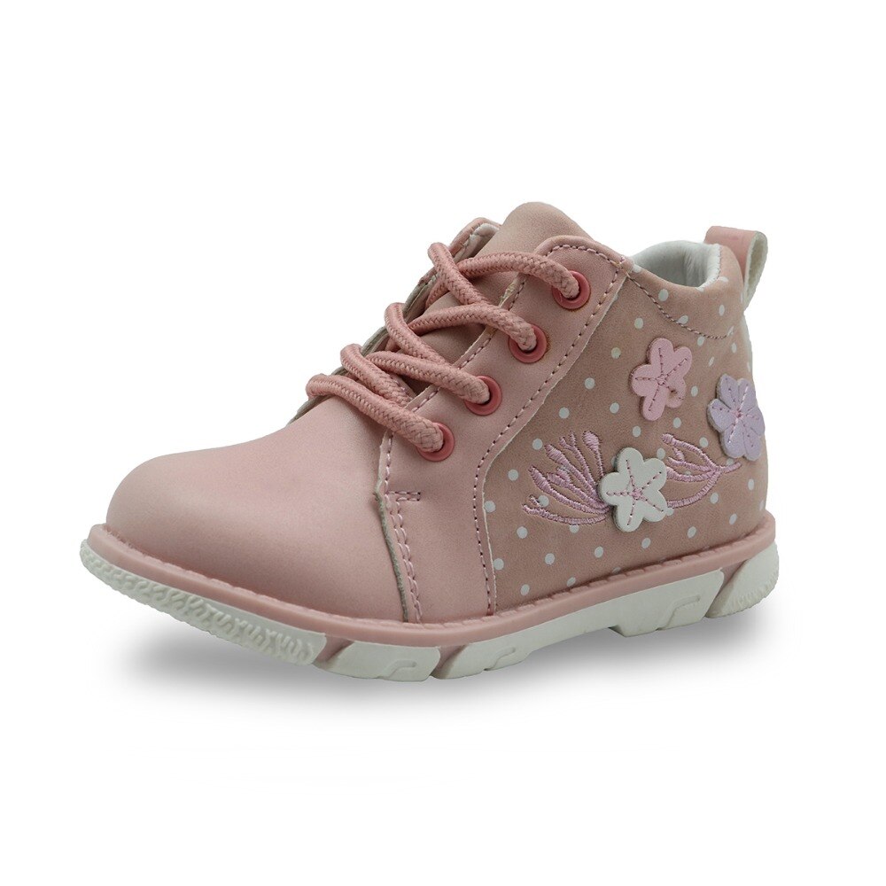 Apakowa Lente Herfst Kids Meisjes Sneakers Schoenen Handgemaakte Mode Peuter Meisjes Laarzen Bloem Pu Leren Laarzen Kinderen Laarzen
