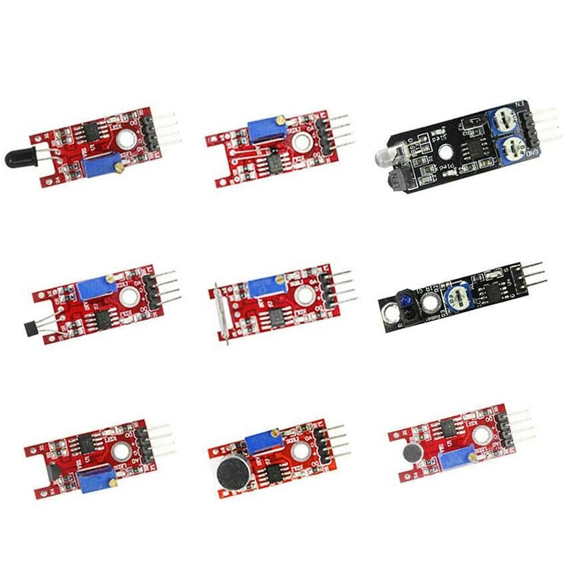 Kit de capteurs 45 en 1 pour Arduino, Modules de démarrage pour UNO R3 MEGA2560