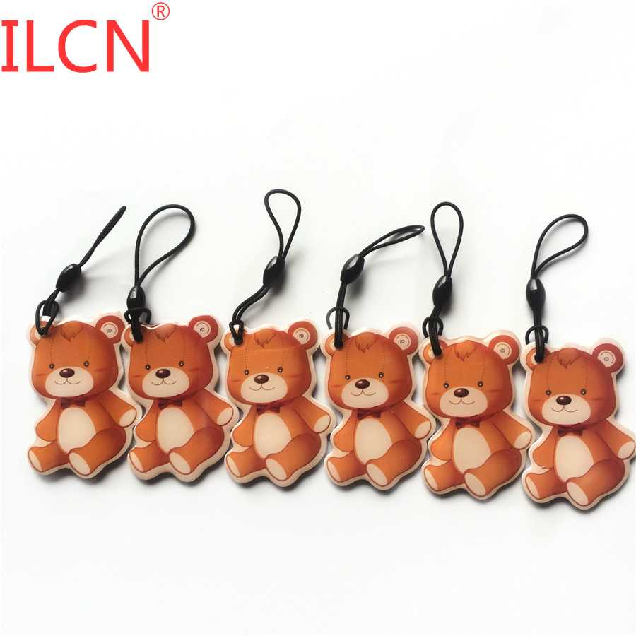 125Khz ID Blank Card Copy Clone Rewritable Access Control Card Waterproof Keychain RFID Proximity EM4305 T5577 Keyfob 1pcs