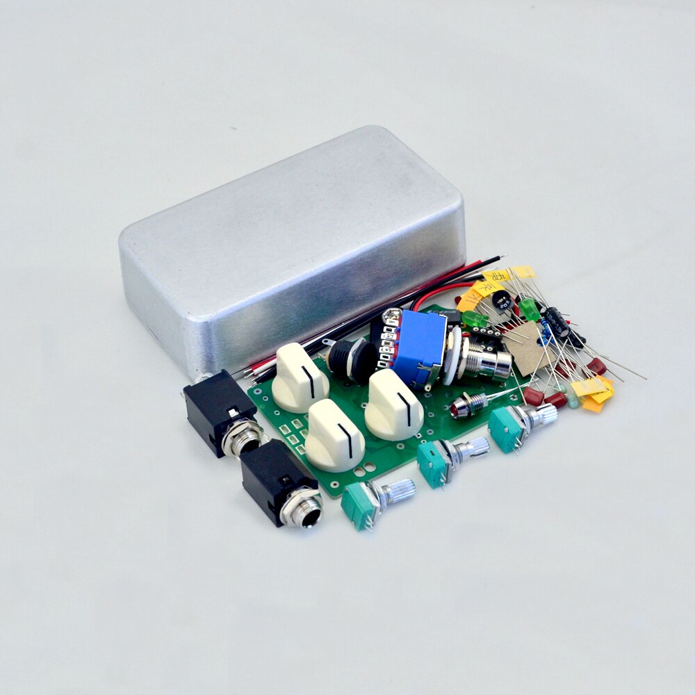 DIY Overdrive/retardo/pelusa/Boost/distorsión/Tremolo/Compresson Pedal de efectos de guitarra kit de Bypass verdadero Kits: LT-DS-G01