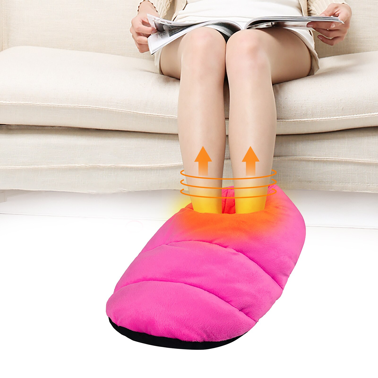38x28cm Foot Warmer Usb Electric Heating Foot Warmer Winter Foot Warmer Home Travel Office Heat Slipper Leg Heater Blanket Mat