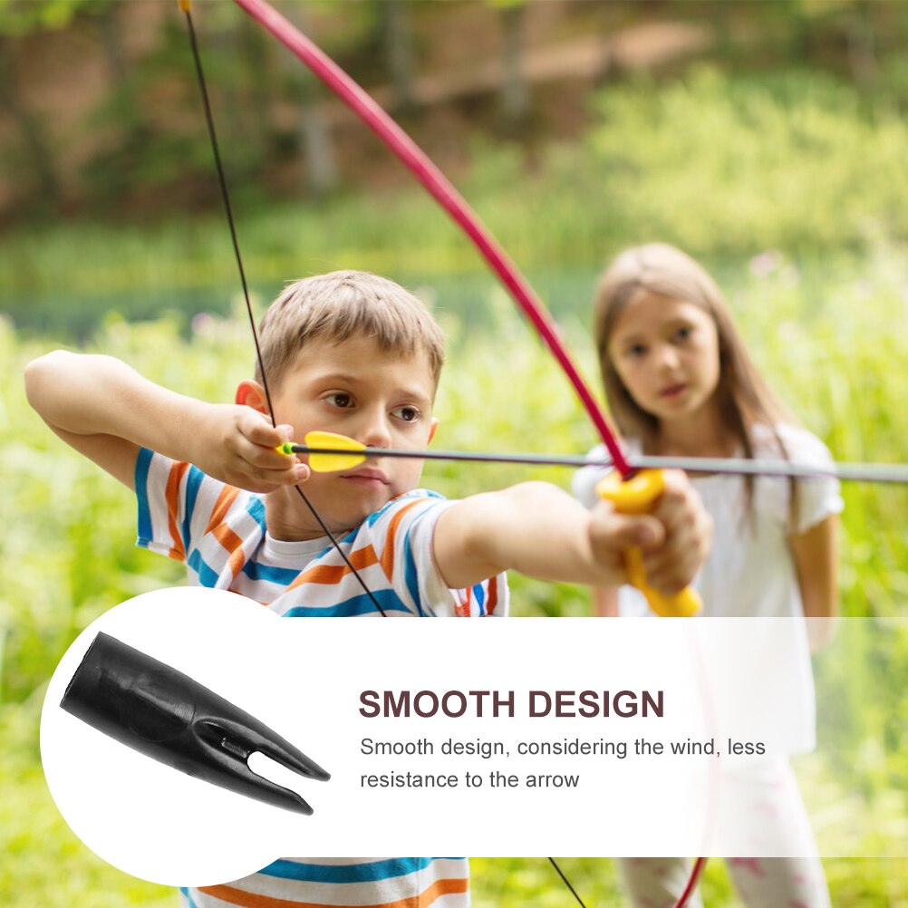 50pcs Arrow Tail Protectors Durable Arrow Tail Covers Arrow Nock for Outdoor Archery Protection