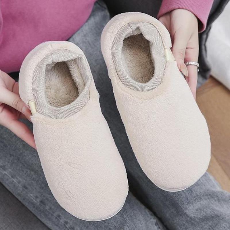 Parit söpöt lattiakengät unisex koti puuvilla lämpimät naisten talvisaappaat naisten naisten feminina botas zapatos de mujer