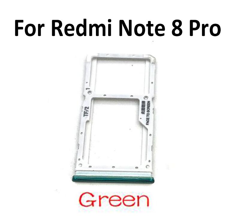 Bandeja de tarjeta SIM para Xiaomi Redmi Note 5, 6, 8, 7 Pro, piezas de repuesto, novedad: redmi Note8 ProGreen