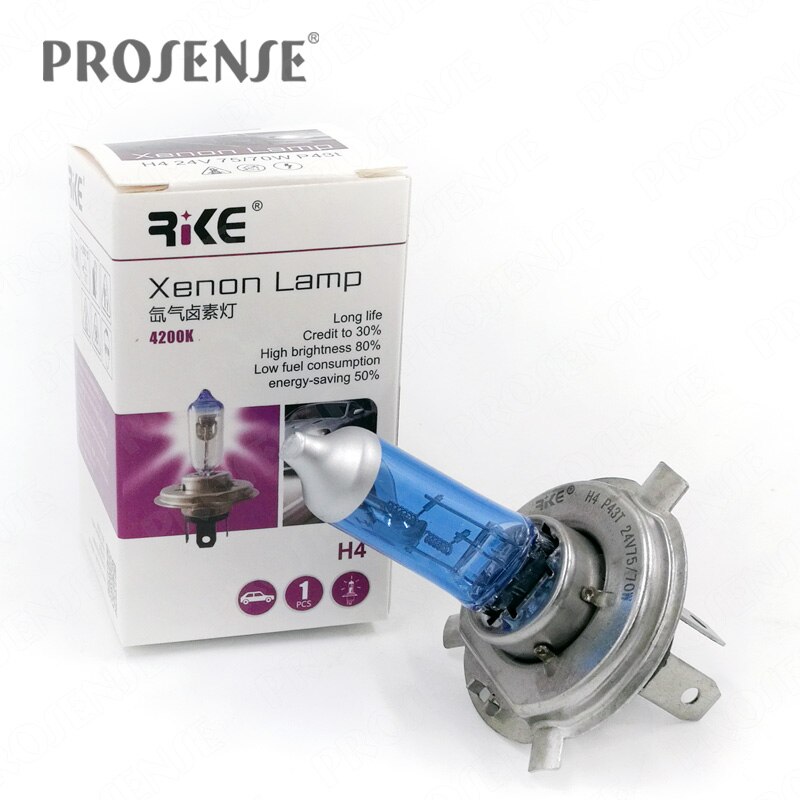 H4 p43t 24v 100/90w super branco carro halogênio lâmpadas do farol