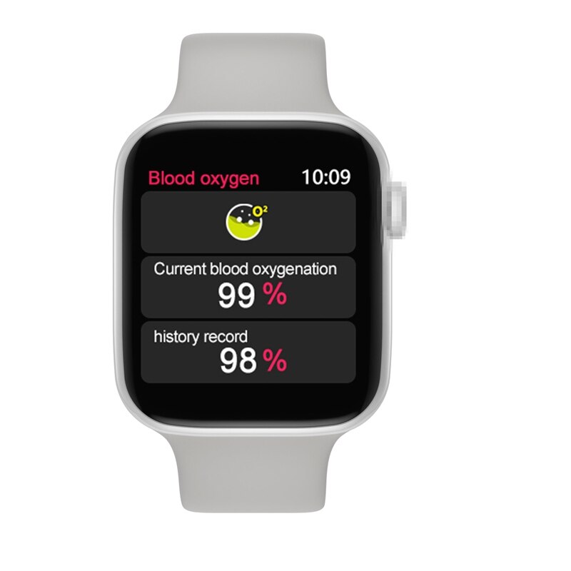 Iwo 8 pro Bluetooth llamada reloj inteligente de música táctil completa rastreador de Fitness las mujeres/los hombres para Apple IOS Android PK W34 IWO 11: gray / add 8GB TF Card