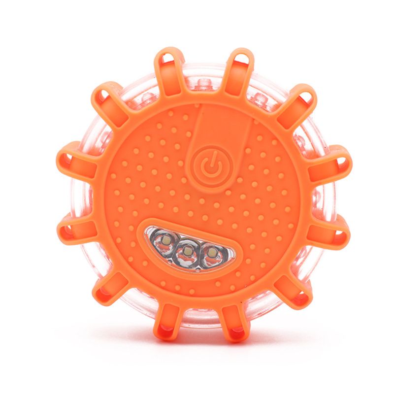 Led Emergency Magneet Knipperend Night Lights Veiligheid Road Voor Auto Vrachtwagen Boot: Oranje