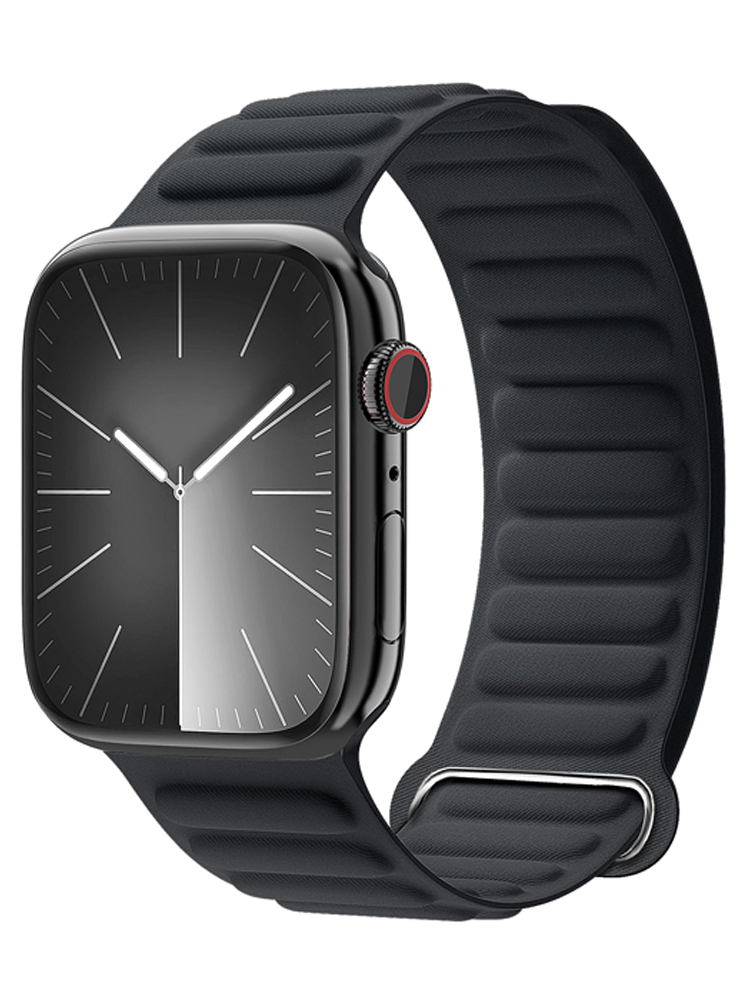 Länkarmband för apple watch-band 49mm 45mm 44mm 42mm 41mm 40mm finvävd magnetisk ögla iwatch-serie 9 8 se 6 5 7 ultra-armband