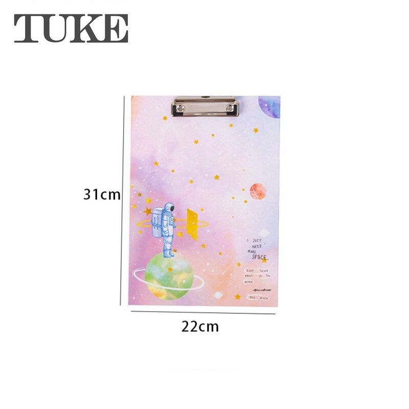 A4 Clipboard File Folder Clip Hard Paper Writing Sheet Pad Memo Clip Board Office Accessories Kawaii Stationery School Supplies