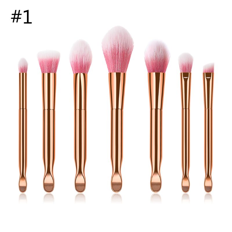 7/8/10 Pcs Makeup Brush Set Powder Foundation Oogschaduw Blush Cosmetische Penselen Tool