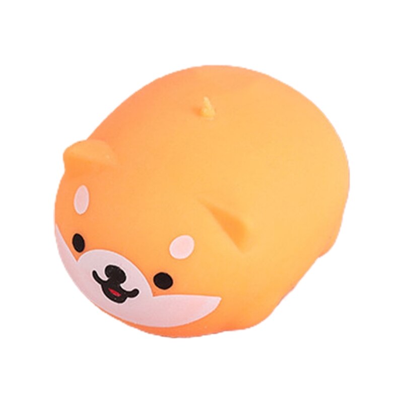 1Pc Grappige Gadgets Leuke Shiba Inu Knijpen Speelgoed Antistress Kids Kinderen Squeeze Bal Hand Zintuiglijke Decompressie Squishy Fidgets