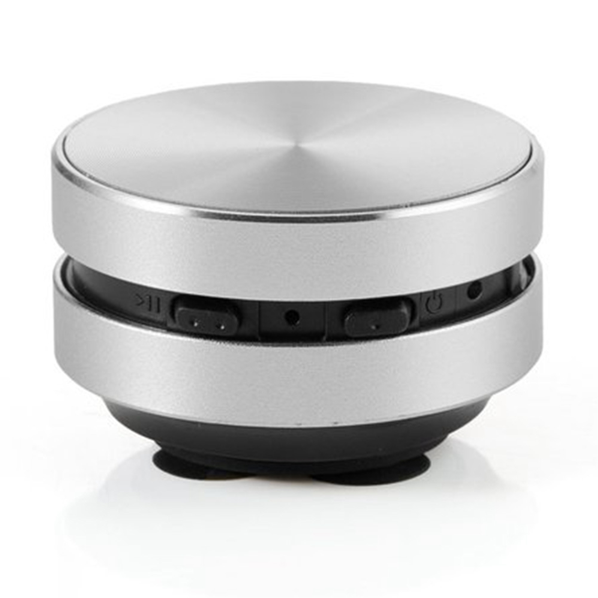 Tragbarer kompatibler Knochen leitungs lautsprecher Stereo-Sound Bluetooth-Lautsprecher (Silber)