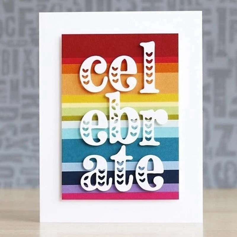 Alphabet Lace Lovely Letter Metal Cutting Dies Foil For DIY Scrapbooking Paper Craft Decor Embossing Card Making