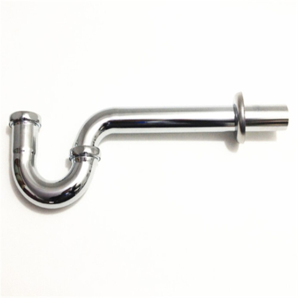 All Copper Thickened Water Trap P-bend Washbasin Washbasin Wall Row-type Underwater Sink Anti-return Smell And Deodorant