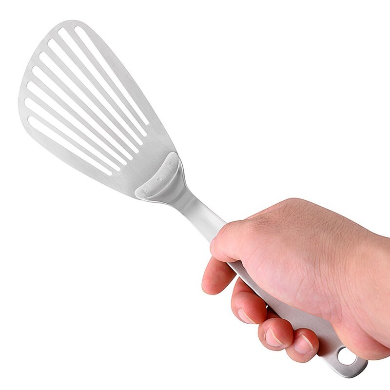 Rostfritt stål fiskspade rostfritt stål spade stekt fisk nötbiff läckage spade köksmaterial rostfritt stål stekning