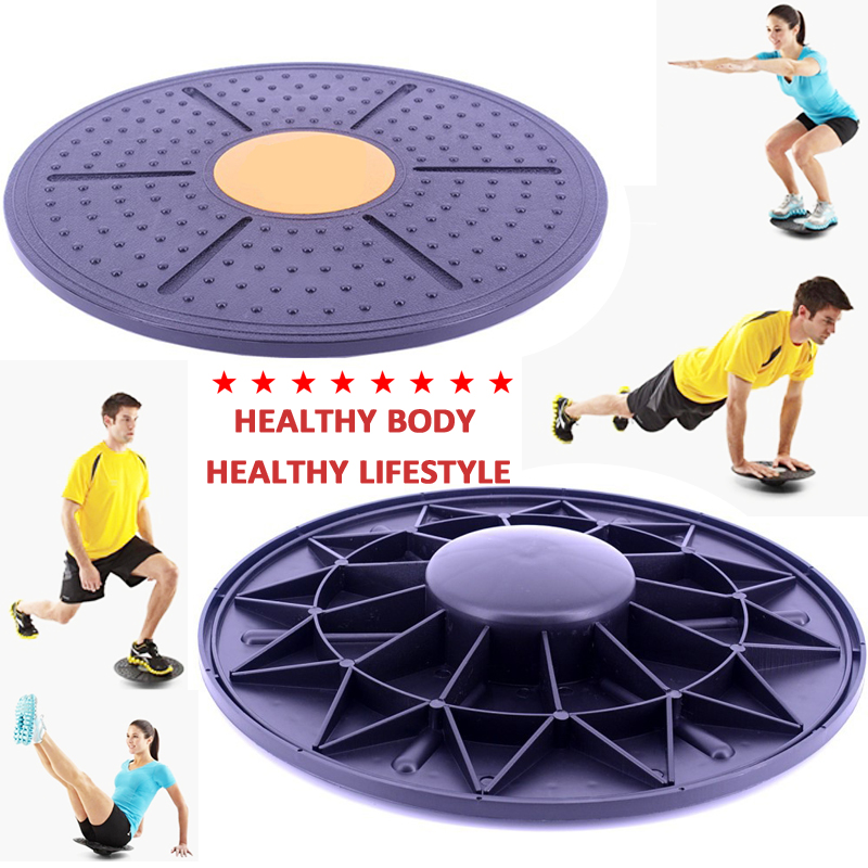 36cm sunde wobble balance board fod løs massage balance board yoga sports træning talje vridende fitnessudstyr