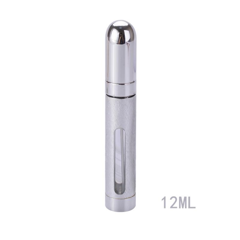Mini Draagbare Navulbare Parfum Spray Fles Aluminium Make-Up Water Verstuiver Fles Lege Container Reizen Parfum Fles Gereedschap: sliver